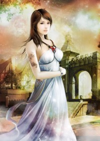 美少女的图画作者：不详